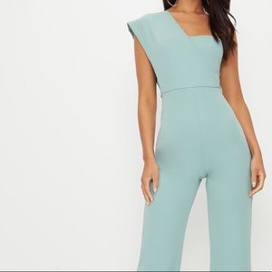 Pretty little thing turquoise jumpsuit